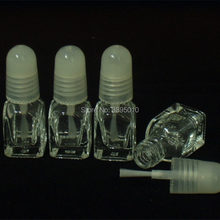 Garrafa de vidro transparente para maquiagem f674, frasco de 2ml para esmalte de unha de 2cc, sub-engarrafamento, recipiente cosmético vazio 2024 - compre barato