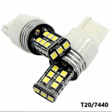 Светодиодная лампа T20/7440/W21W 7,5 W, белая, 2835SMD, для 12 В постоянного тока, 2007-16 Accord, 2 шт. 2024 - купить недорого