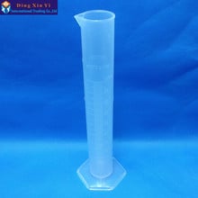 100 мл 10 шт./лот пластиковый измерительный цилиндр, лабораторный пластиковый цилиндр 2024 - купить недорого