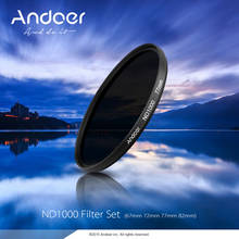 Фильтр нейтральной плотности Andoer 67 мм ND1000 10 для камеры Nikon Canon DSLR 2024 - купить недорого
