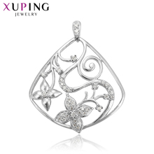 Xuping Jewelry Fashion Charm Style Flower Shaped Pendant Necklace For Women Gifts 30371 2024 - buy cheap