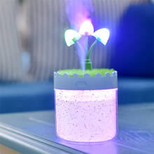 Ультразвуковой увлажнитель воздуха USB Aroma Difusor с 7 видов цветов Светодиодная лампа мини эфирное масло диффузор тумана Fogger 2024 - купить недорого