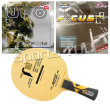 Pro Table Tennis PingPong Combo Racket Galaxy YINHE T7s Long shakehand-FL with 729 Focus III and Bomb UFO 2024 - buy cheap