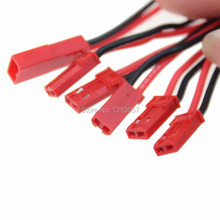 5 Pieces lot JST Plug 1 Female to 5 Male Expansion Adapter Wire for Multi copter LED line lipo 2024 - buy cheap