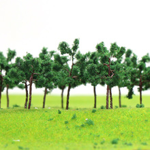 100PCS Iron wire  Model Trees N Z 3cm model railroad trees 3517 terrarium miniatures model building kits 1:25-1:300 tree 2024 - buy cheap