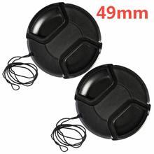 wholesale 30pcs/lot 49mm center pinch Snap-on cap cover for all camera 49mm Lens 2024 - buy cheap
