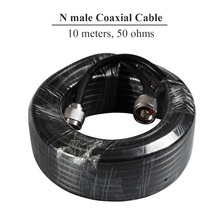 Ohmios-Cable Coaxial N macho, 10 metros, 50 cables para conectar antena exterior/interior con repetidor de señal para teléfono móvil, potenciador de 10 m 2024 - compra barato