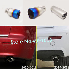 For Mitsubishi Lancer EX 2010 2011-2014 2015 2016 2017 2018 Car Rear Back Cover Muffler Pipe Outlet Dedicate Exhaust Tip Tail 2024 - buy cheap