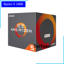 Четырехъядерный процессор AMD Ryzen 5 1400 R5 1400 3,2 ГГц YD1400BBM4KAE Socket AM4 2024 - купить недорого