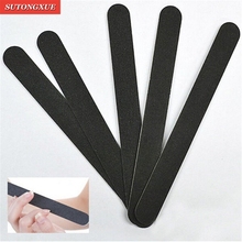 Black Nail Files Durable Buffing Grit Sand Fing Nail Art Tool Sanding File UV Gel Polish Acrylic Block Buffer Manicure Tips Tool 2024 - купить недорого