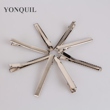 200Pcs/Lot Wholesale New Prong Barrettes & Brooch Clips Finding, Alligator Clips Crocodile Clips 75MM Fit Jewelry DIY 2024 - buy cheap