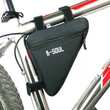 Треугольная велосипедная сумка, передняя рама для горных велосипедов, водонепроницаемый держатель, седло, велосипедные аксессуары 2024 - купить недорого