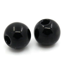 DoreenBeads Acrylic Spacer Beads Ball Black 4mm Dia,450PCs Hot new 2024 - buy cheap
