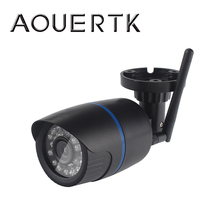 AOUERTK-cámara de seguridad impermeable ONVIF con wifi, Monitor tipo bala, grabación de Audio, 720P/1080P, ranura para tarjeta SD, aplicación ICSEE 2024 - compra barato