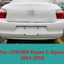 Embellecedor de puerta trasera y maletero, cubierta de bisel, decoración Exterior para CITROEN Elysee c-elysee 2014-2018 2024 - compra barato