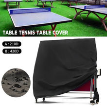 Mesa de tênis de mesa dobrável 420d, cobertor impermeável para área externa, para pingue-pongue, armazenamento com proteção contra chuva e poeira 2024 - compre barato