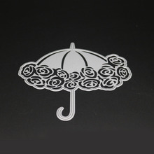 Hemere Girl Umbrella Card Sewing Cutting Dies Metal Stencils For DIY Scrapbooking Decorative Craft Photo Album Embossing Die 2024 - buy cheap