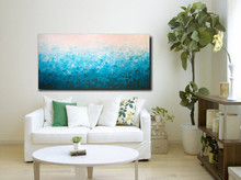 Free shipping 2016 new design unframe beautiful scenery wall canvas oil painting abstract acrylic 100 handpainted dropshipping 2024 - buy cheap
