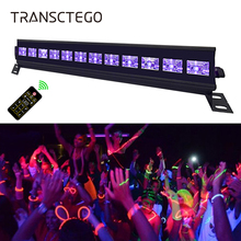 Purple LED Par Blacklight UV Disco DJ Light Laser Stage Light 6/9/12LED Bar for Party Club Halloween Christmas Wall Washer Lamp 2024 - buy cheap