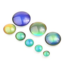 10pcs/bag Cabochon Color Change by Temperature 8 10 12 14 16 18 20 25 30mm Round Shape for Making Jewelry DIY 2024 - buy cheap