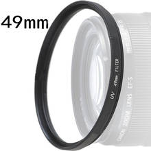 49 мм/52 мм/55 мм/58 мм Ультрафиолетовый Оптический Стекло Камера UV фильтра объектива протектор 2024 - купить недорого