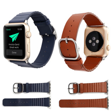 Leather watch strap For apple watch band 40mm&bracelet for apple watch 44mm sports band for iwatch bands 42mm Series 3 2 1 38mm 2024 - buy cheap