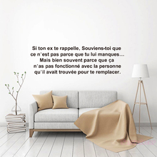 Vinyl Wall Sticker If Your Ex-Girl Reminds You Wall Decor French Quote Mural Decal Bedroom Home Decor Poster House Decoration 2024 - buy cheap