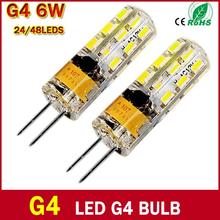 Высокая мощность G4 LED 3 Вт 6 Вт AC/DC 12 В 24/48 светодиодные чипы заменить 30 Вт галогенные 360 градусов люстра лампа прожектор 2024 - купить недорого