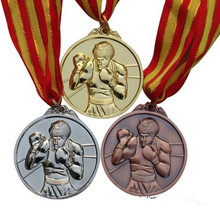 Boxing match championship sports gold silver bronze medals printing mark pattern 2024 - buy cheap