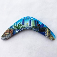 Australia Perth creative darts three-dimensional scenery tourist souvenirs magnetic stickers refrigerator 2024 - buy cheap