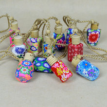 Perfume bottles polymer clay empty small perfume refillable bottle Car Pendant Personalized Gifts F1104 2024 - buy cheap