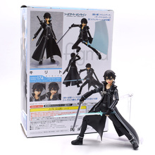 15cm Sword Art Online Action Figure SAO Kirito Figma 174 Model Doll With Sword Weapon Free Shipping 2024 - buy cheap