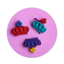 Mini Cute Cartoon Crown Chocolate Silicone Mold Fondant Cake Pastry Mould Candy Biscuits Molds Baking Cake Decoration Tools Soap 2024 - купить недорого