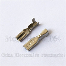 2.8mm solder lug terminal connector / female terminal / terminals / plug spring  100pcs 2024 - buy cheap