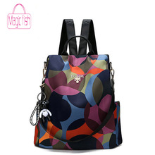 Magic Fish 2019 New Preppy Style Backpack Women Girl Student School bag Changeable Shoulder bag Anti-theft Backbag Bear Pendant 2024 - buy cheap