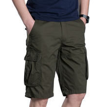Pantalones cortos de verano para hombre, Shorts masculinos de estilo Hip Hop, informales, con múltiples bolsillos, estilo militar, talla grande 38 2024 - compra barato