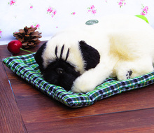 Simulação de cachorro de polietileno e furs myna, modelo de cachorro, presente engraçado, cerca de 25cm x 20cm x 8cm 2024 - compre barato