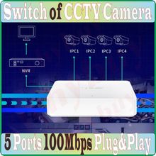 5 ports 100Mbps data Switch Plug&Play MCS1105M, NVR Camera Network Switch, Mini Desktop Ethernet Network Switch of CCTV Camera 2024 - buy cheap