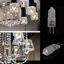 Галогенный светильник G4 Тип JC, лампа с матовым покрытием, 12 В, 10 Вт, теплый белый 2024 - купить недорого