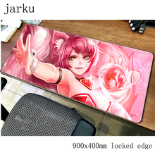 Ahri mouse pad gamer 900x400mm notbook mouse mat large gaming mousepad large Popular pad mouse PC desk padmouse 2024 - buy cheap