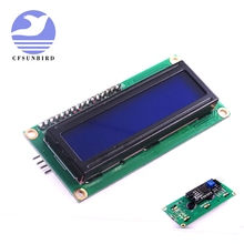 LCD1602 + I2C 1602, pantalla LCD de retroiluminación azul/verde, 2560 UNO AVR IIC/I2C, 10 Uds. 2024 - compra barato