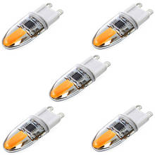 IWHD 5pcs 2W LED G9 Lamp Bulb 220V COB 160LM G9 LED Bi-pin Lights Replace Halogen Chandeliers 110v-220v 2024 - buy cheap