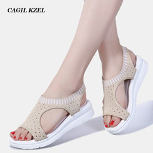 CAGILKZEL 2019 Summer Women Shoes  Fashion Breathable Female Casual Shoes Woman Slip-on Ballet Flats Laides Shoes Big Size 35-44 2024 - buy cheap