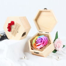 15 цветов креативный вечный цветок подарочная коробка искусственное красочное мыло в виде цветов розы отправить друзей имитация арахиса подарок на день Святого Валентина 2024 - купить недорого