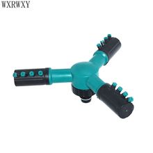 Water nozzle Three-arm Garden Sprinkler Watering Head Lawn 3 Nozzle Water Sprinkler Garden Sprinklers Water Durable Rotary 1pcs 2024 - buy cheap
