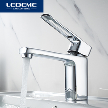 LEDEME Bathroom Basin Faucet Chrome Finished Single Handle Bath Sink Tap Faucet Mixer Hot And Cold Water Basin Faucets L1067 2024 - buy cheap