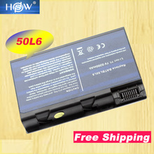 Аккумулятор HSW 50L6 для ноутбука Acer Aspire 3100 5100 9110 BATBL50L6 BATCL50L6, бесплатная доставка 2024 - купить недорого