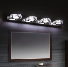 Fashion Modern Bathroom Mirror Wall Sconce Crystal Wall Lamp LED Wall Lights For Home Indoor Lighting Lampe Murale Lampara 2024 - buy cheap