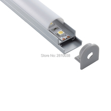 10 X 1M Sets/Lot Half round shape led strip profile aluminium U size aluminum profile led channel for wall or ceiling light 2024 - buy cheap
