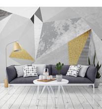 Bacaz 3D Wall Stickers Triangle Art Wall Mural 3d abstract Geometric Wallpaper wall for Living Room Decor 3d Geometry Wall paper 2024 - buy cheap